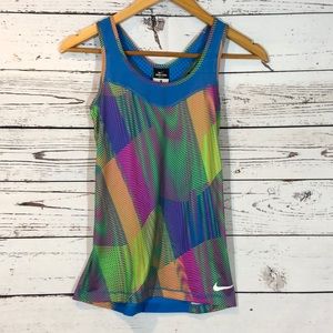 Nike Pro Dri-Fit colorful XS Racerback Tank